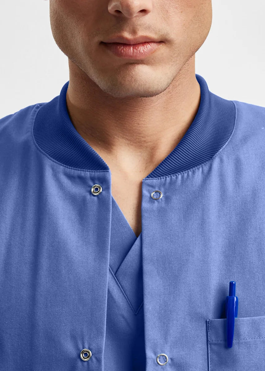 LJ709 Landau Essentials 5-Pocket Snap Front Warm-Up Unisex Jacket