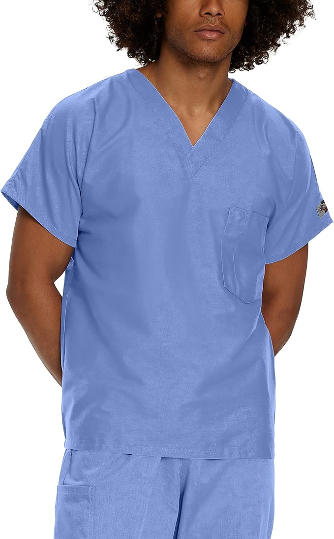 71221 LANDAU SCRUB ZONE UNISEX 1-POCKET V-NECK SCRUB TOP