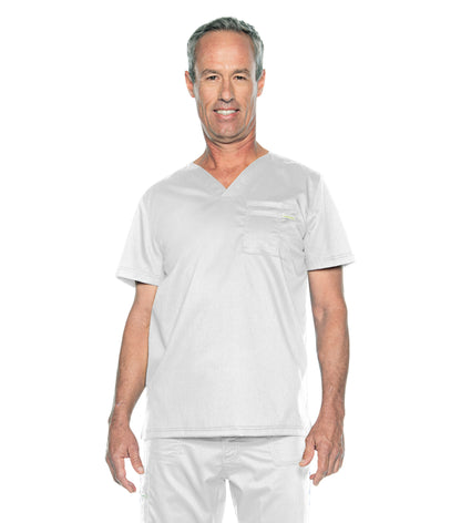 4259 - ProFlex Unisex 2-Way Stretch, 2 Pocket V-Neck Top