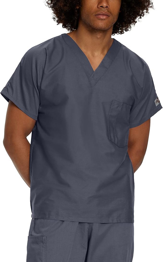 71221 LANDAU SCRUB ZONE UNISEX 1-POCKET V-NECK SCRUB TOP