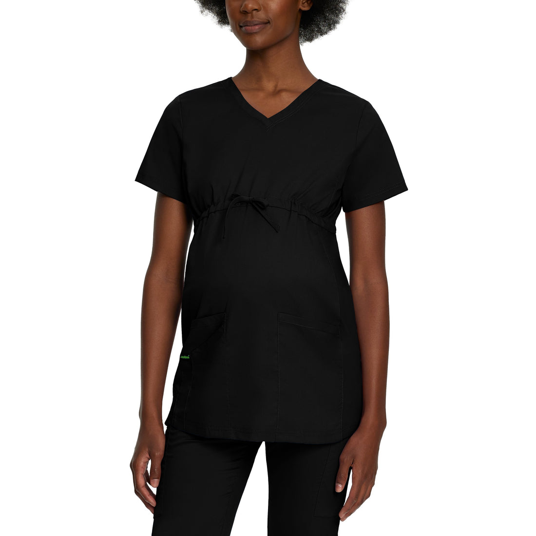 Landau ProFlex Womens Maternity 2Way Stretch 3Pkt V-Neck Top