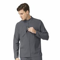 Mens Zip Front Warm Up Scrub Jacket